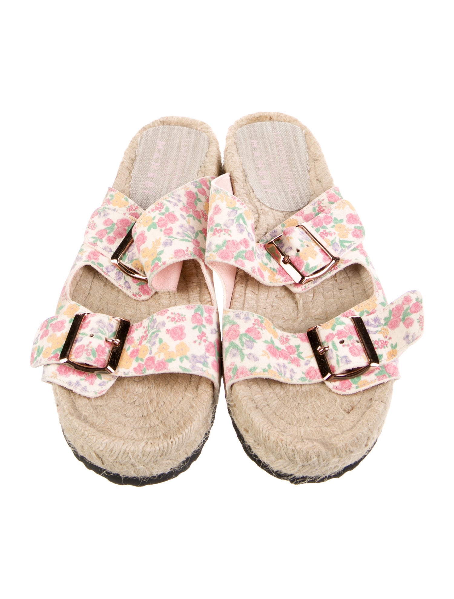 LoveShackFancy x Manebi Nordic Floral Print Espadrilles