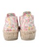 LoveShackFancy x Manebi Nordic Suede Floral Print Espadrilles