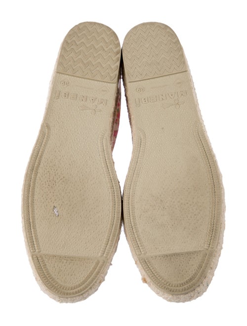 LoveShackFancy x Manebi Nordic Suede Floral Print Espadrilles