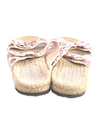 LoveShackFancy x Manebi Nordic Floral Print Slides