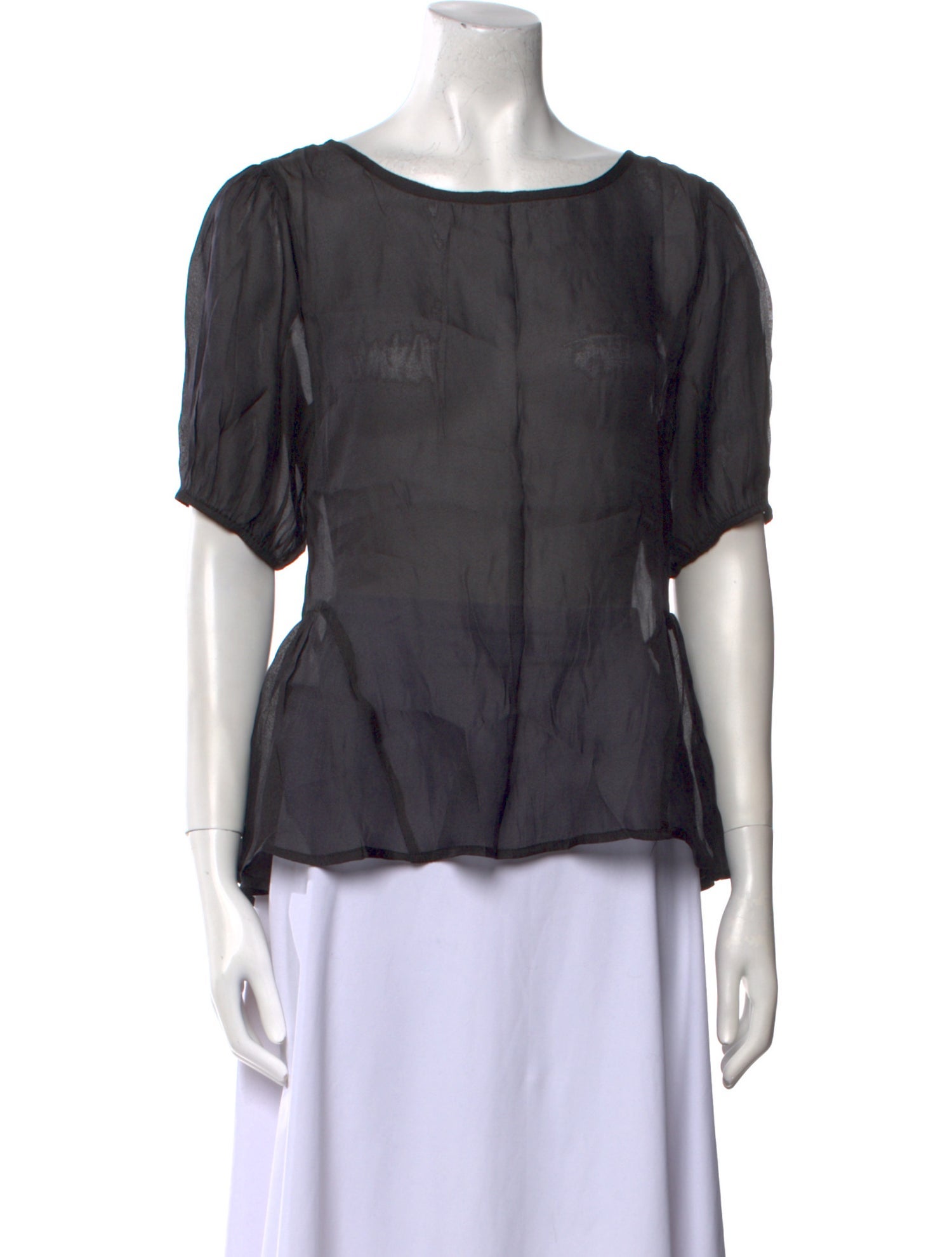 Lisa says Gah Scoop Neck Short Sleeve Blouse