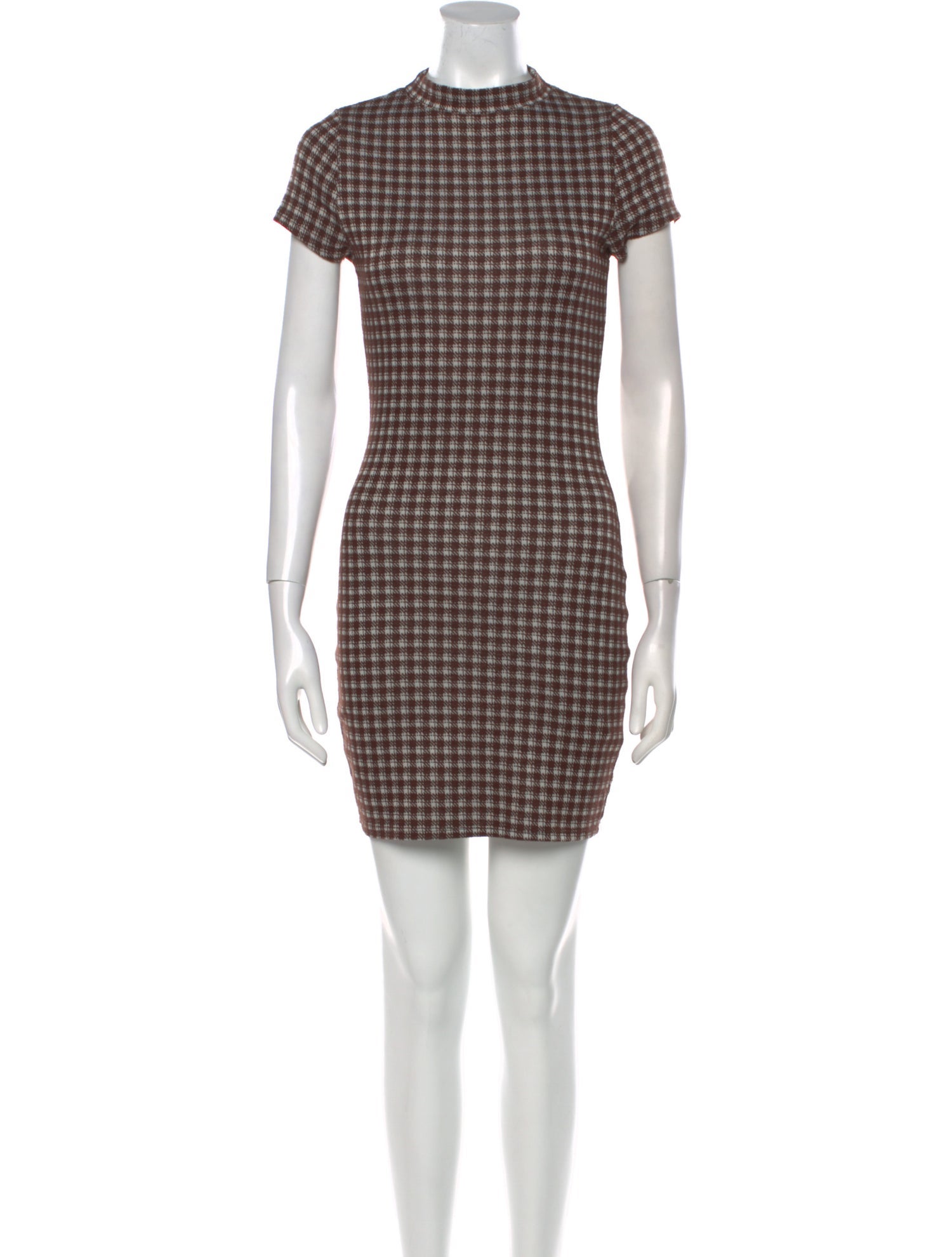 Lisa says Gah Plaid Print Mini Dress