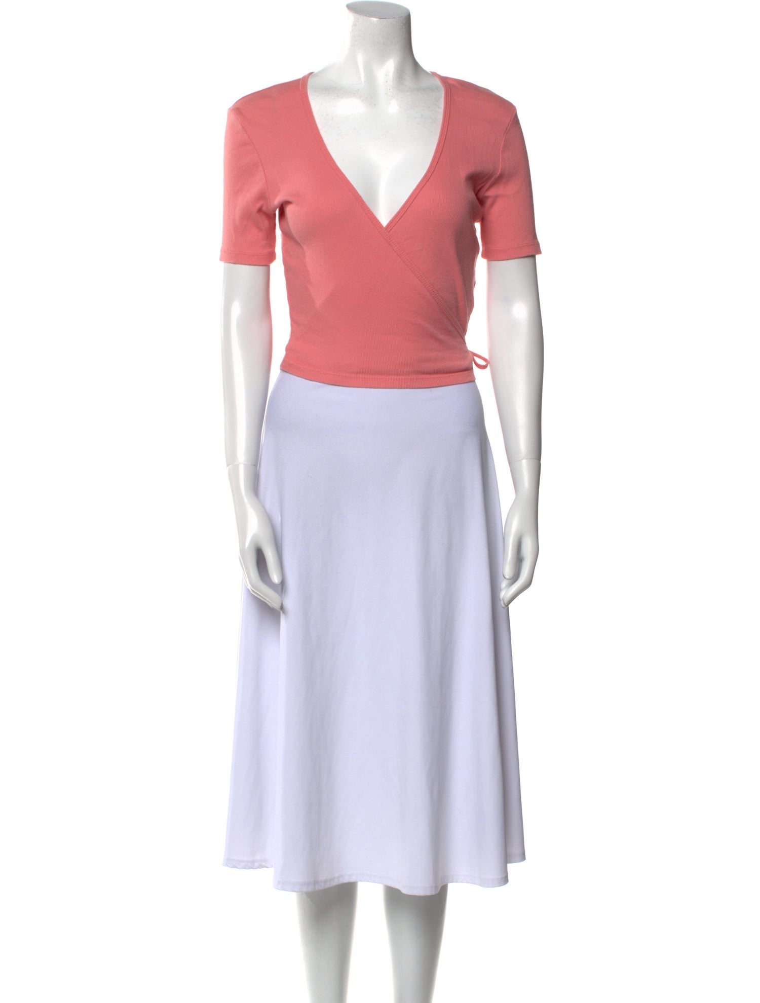 Lisa says Gah V-Neck Short Sleeve Crop Top