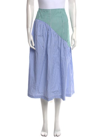 Lisa says Gah Colorblock Pattern Midi Length Skirt