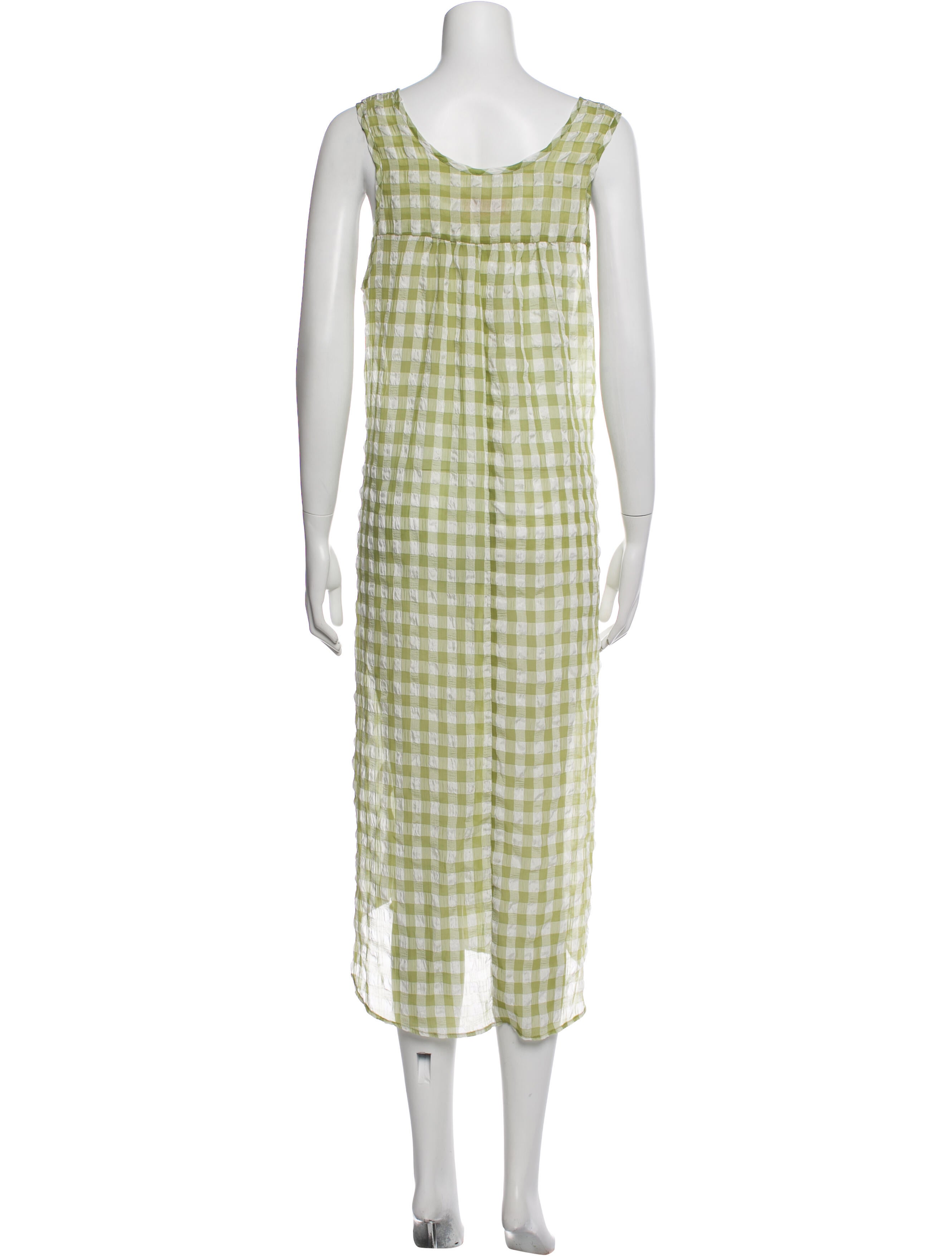 Lisa says Gah Plaid Print Long Dress