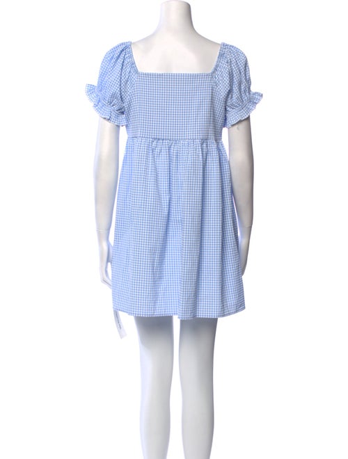 Lisa says Gah Plaid Print Mini Dress