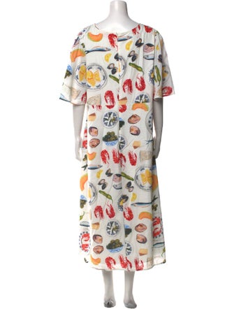 Lisa says Gah Floral Print Midi Length Dress