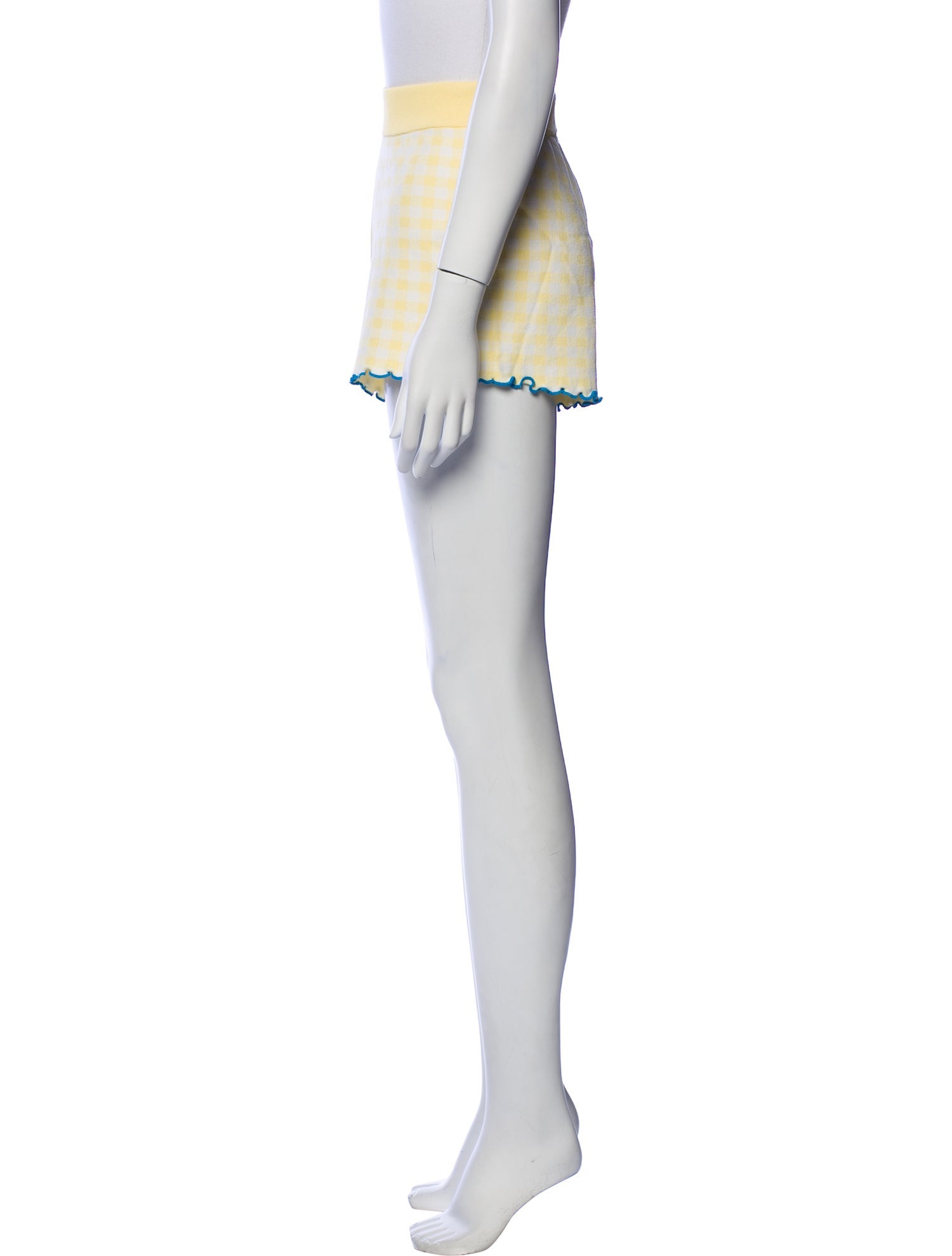 Lisa says Gah Plaid Print Mini Shorts