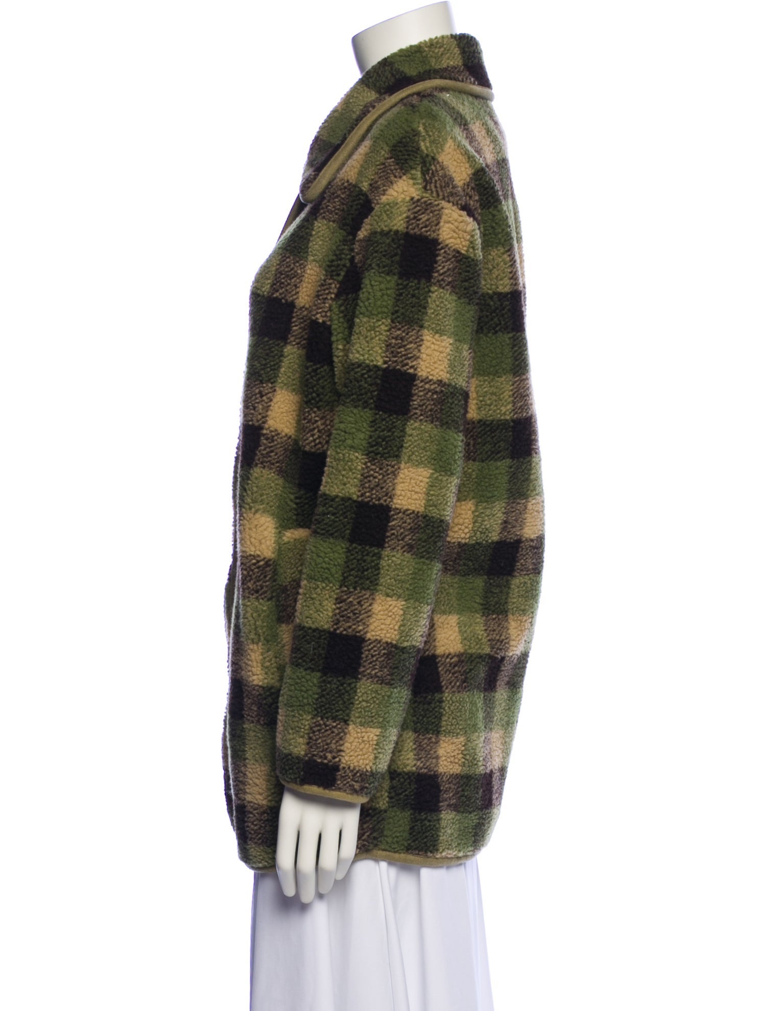 Lisa says Gah Plaid Print Jacket