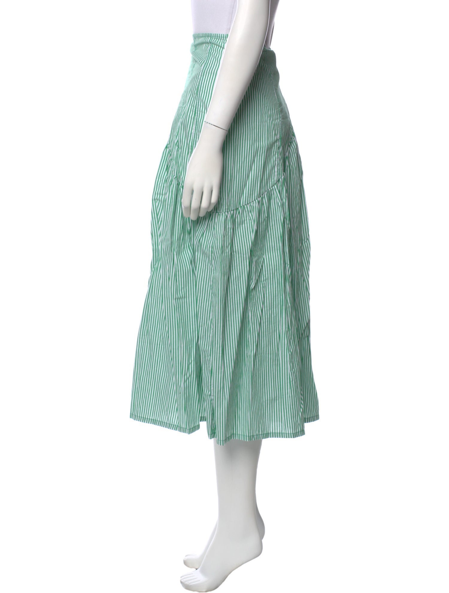 Lisa says Gah Striped Midi Length Skirt