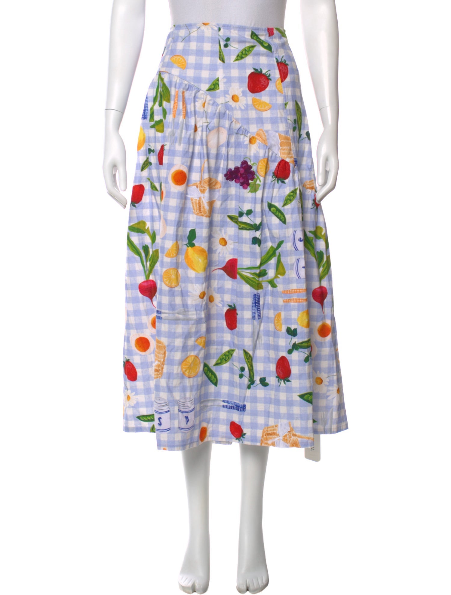 Lisa says Gah Printed Midi Length Skirt