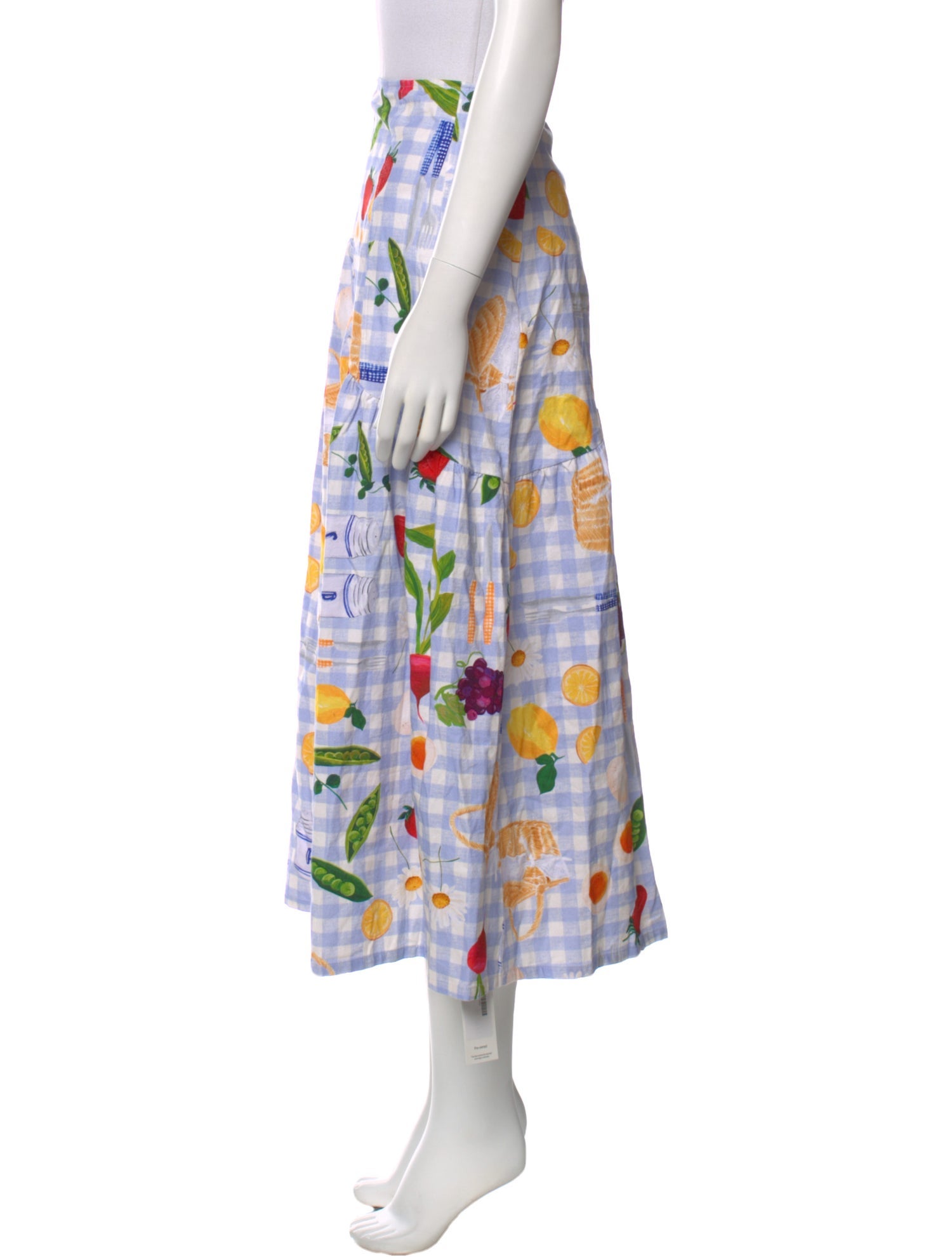 Lisa says Gah Printed Midi Length Skirt