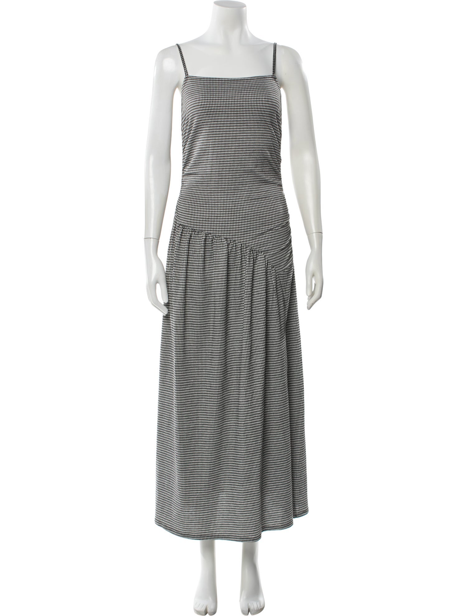 Lisa says Gah Houndstooth Print Long Dress