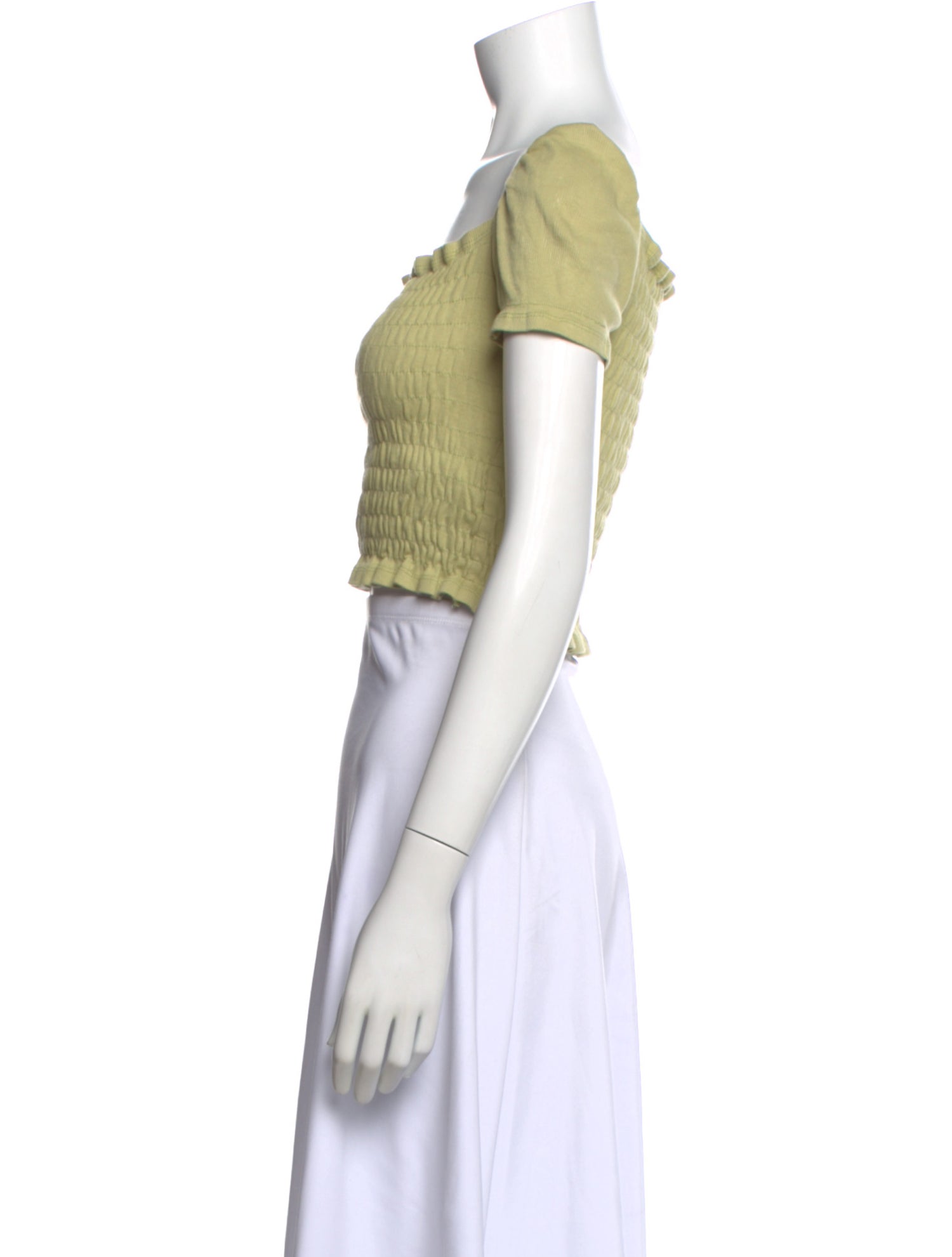 Lisa says Gah Square Neckline Short Sleeve Crop Top