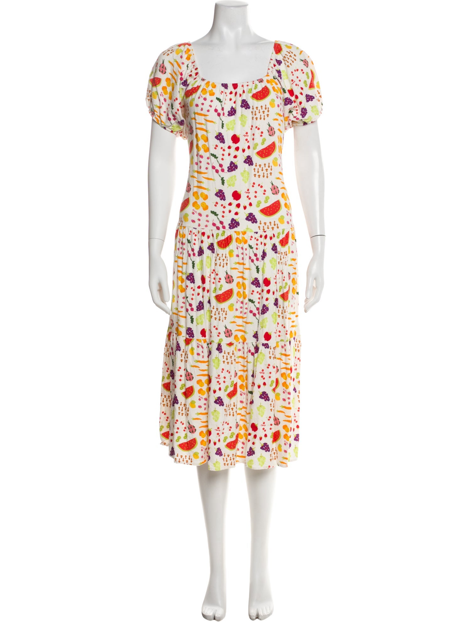 Lisa says Gah Floral Print Midi Length Dress