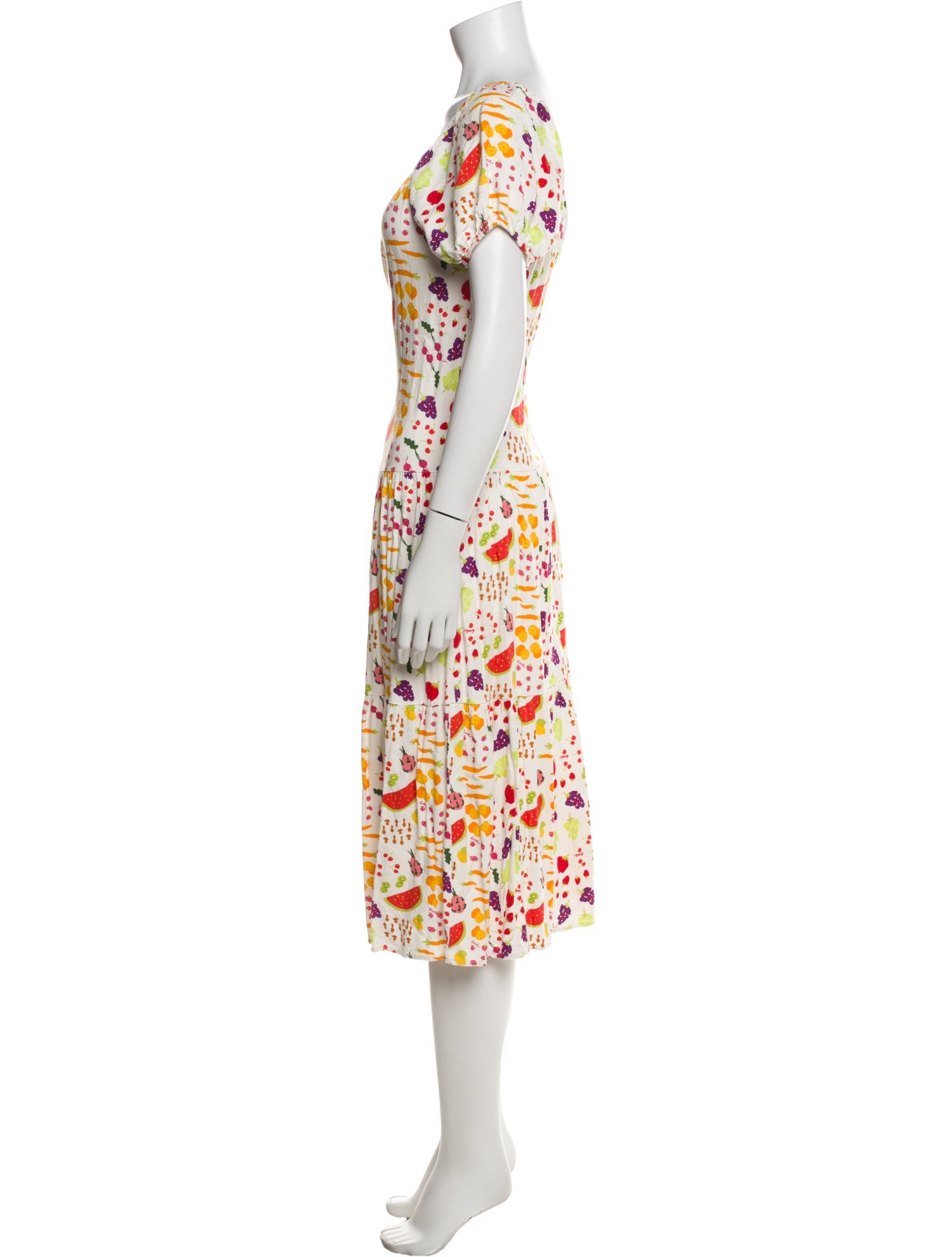 Lisa says Gah Floral Print Midi Length Dress