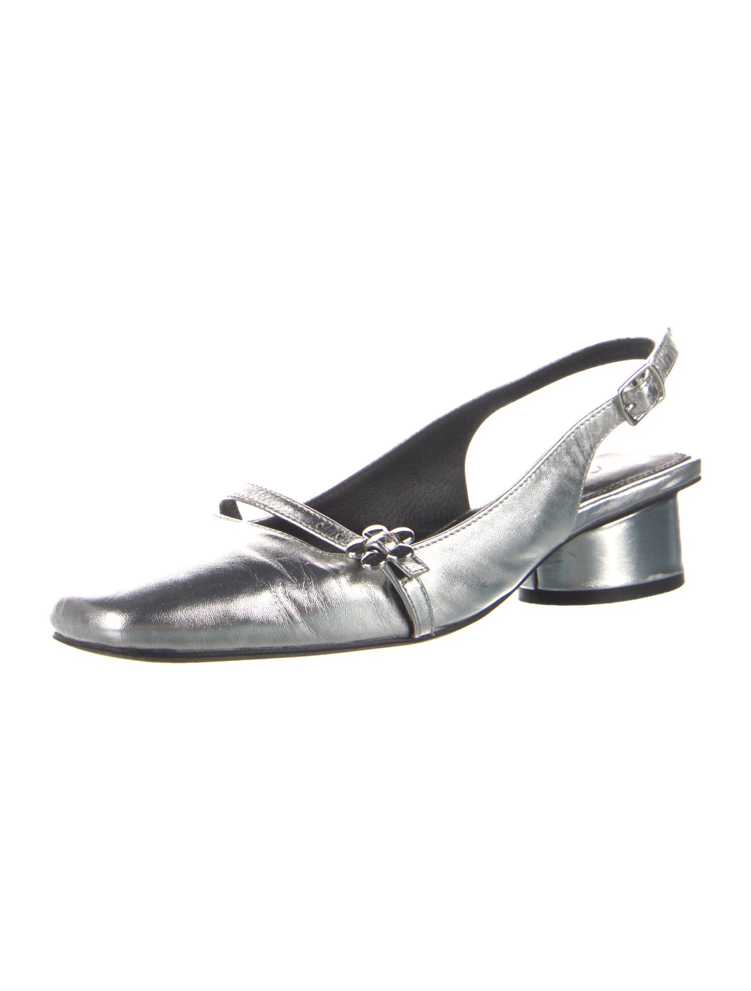 Lisa says Gah Leather Slingback Pumps
