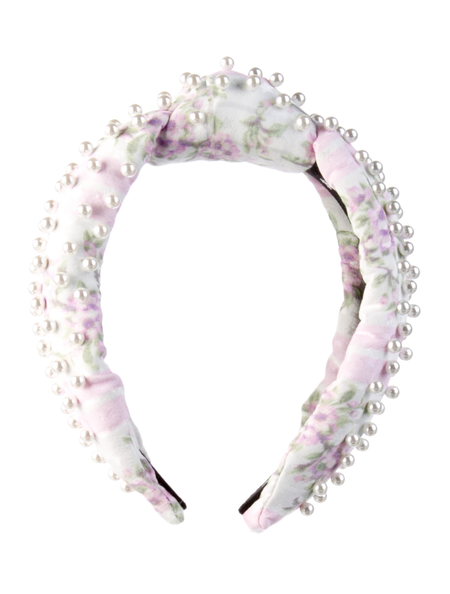 Lele Sadoughi x LoveShackFancy Fabric Headband - Purple Hair 