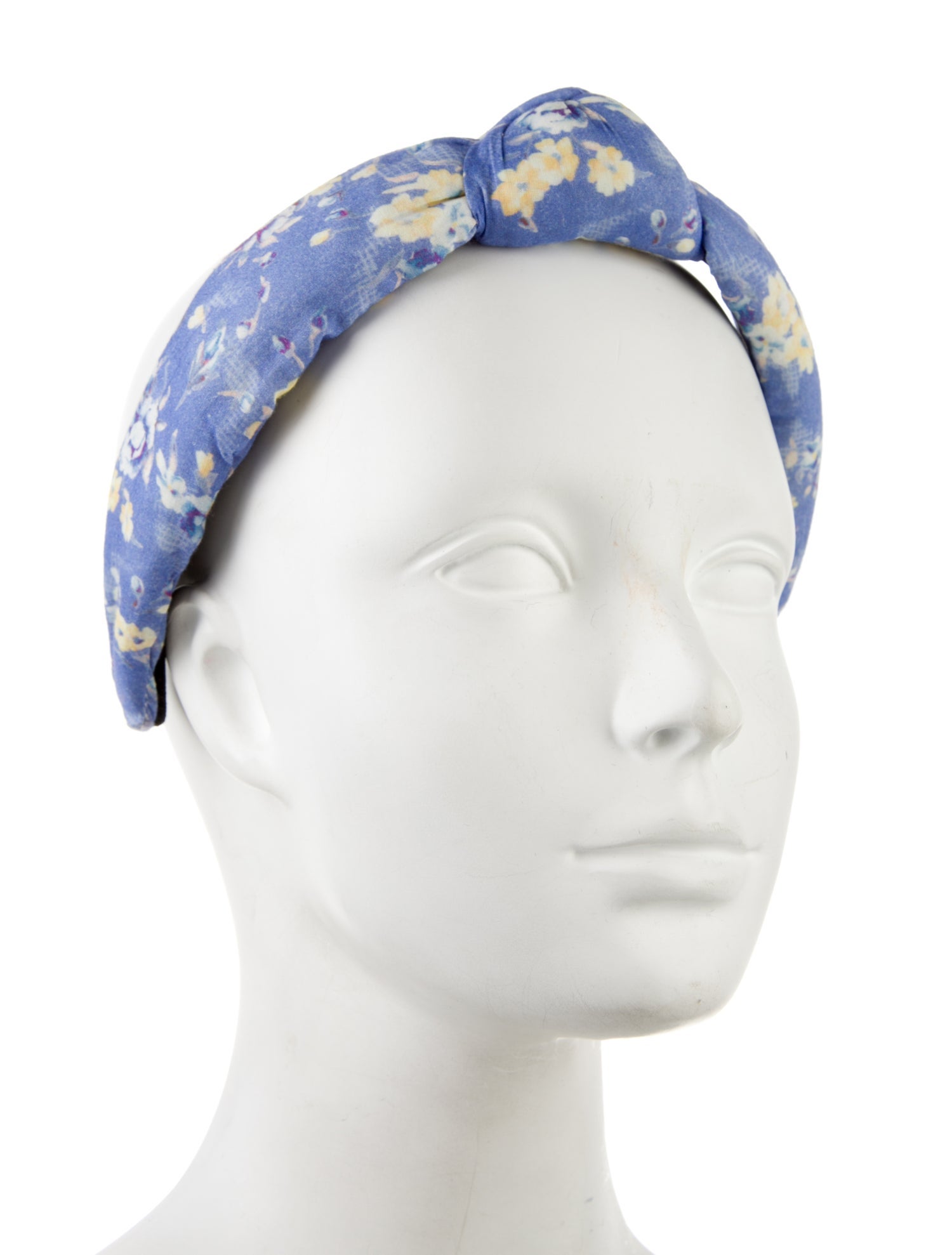 Lele Sadoughi x LoveShackFancy Cotton Style Headband w/ Flower Pattern Print Throughout