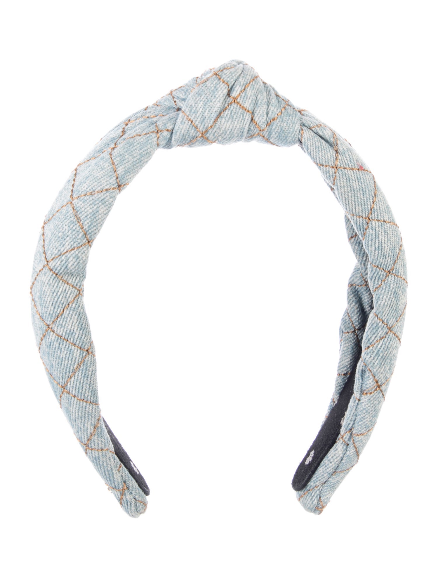 Lele Sadoughi x LoveShackFancy Denim Stitched Headband