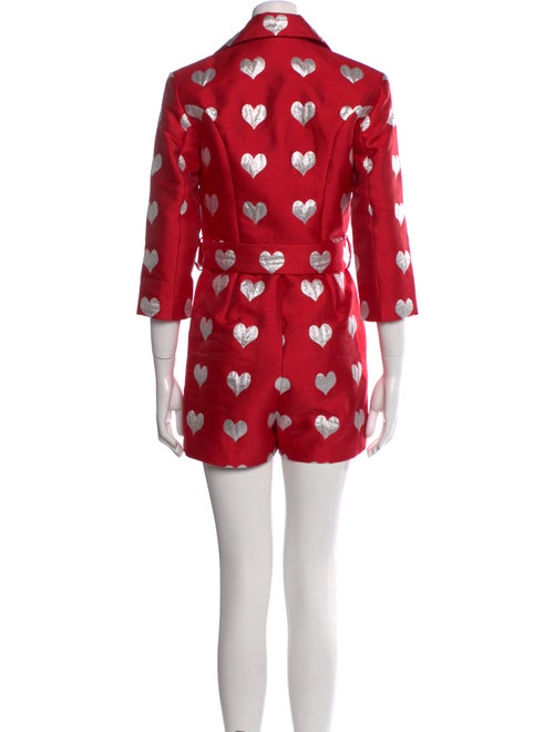 Lisou Printed V-Neck Romper