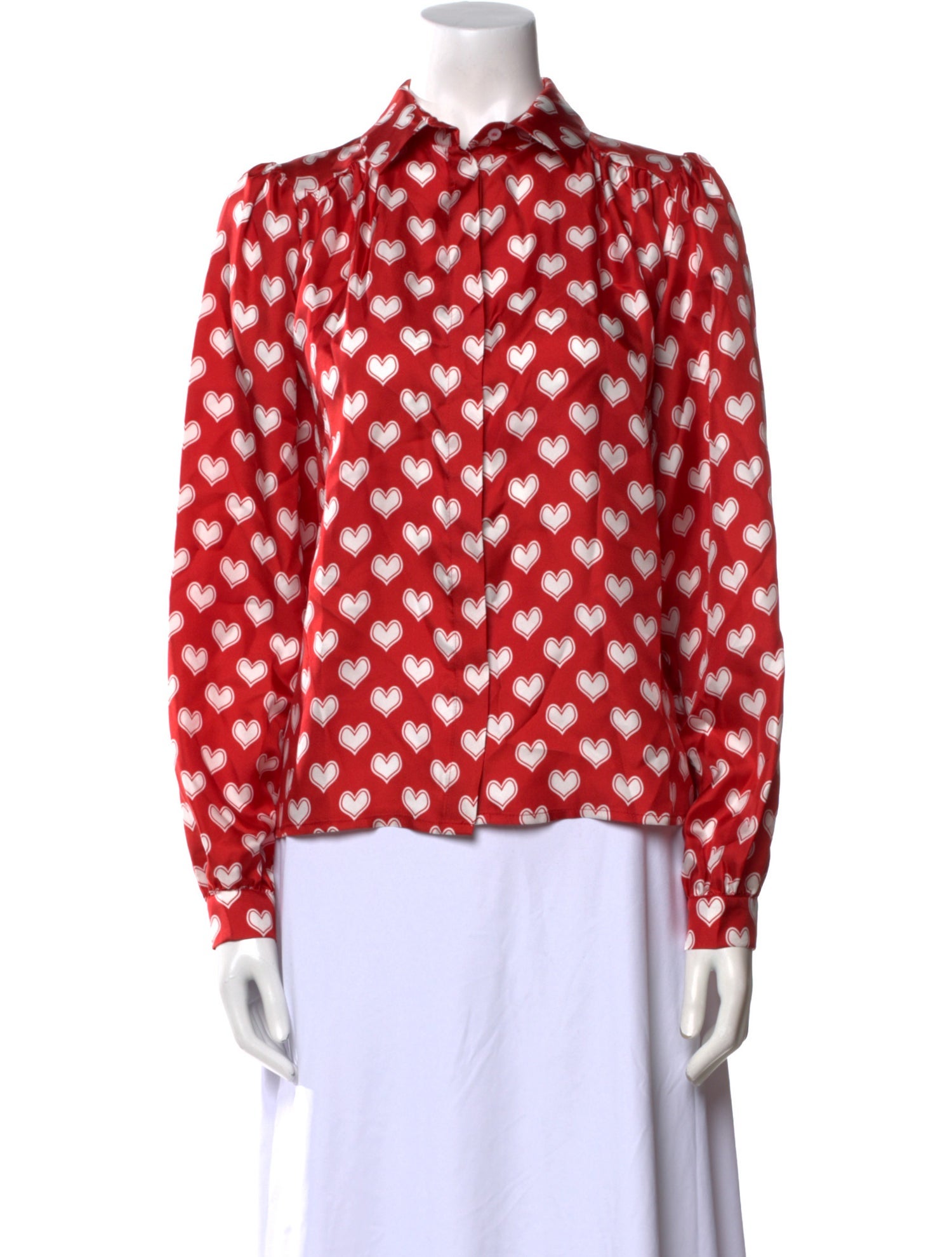 Lisou Silk Printed Blouse w/ Tags