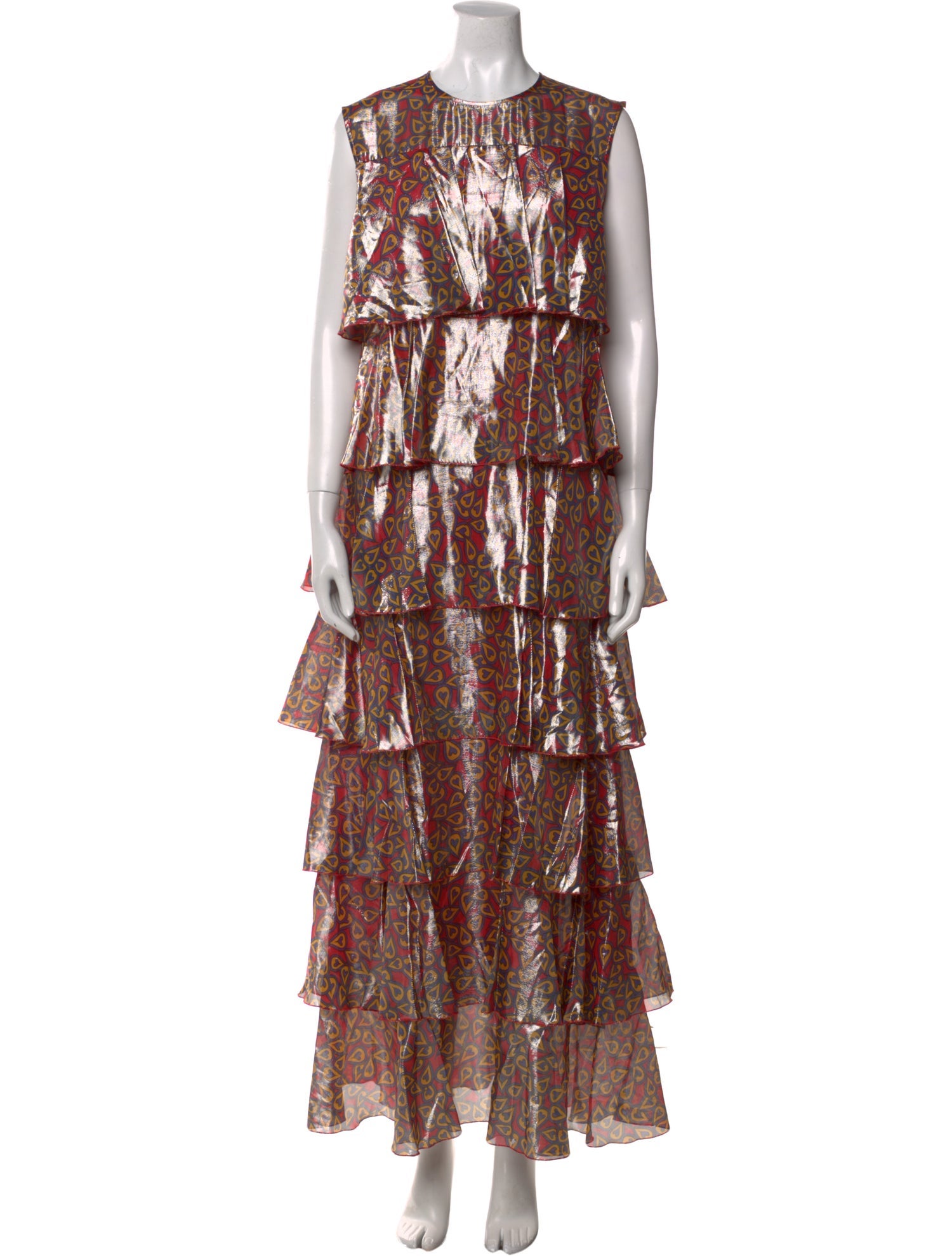 Lisou Printed Long Dress w/ Tags