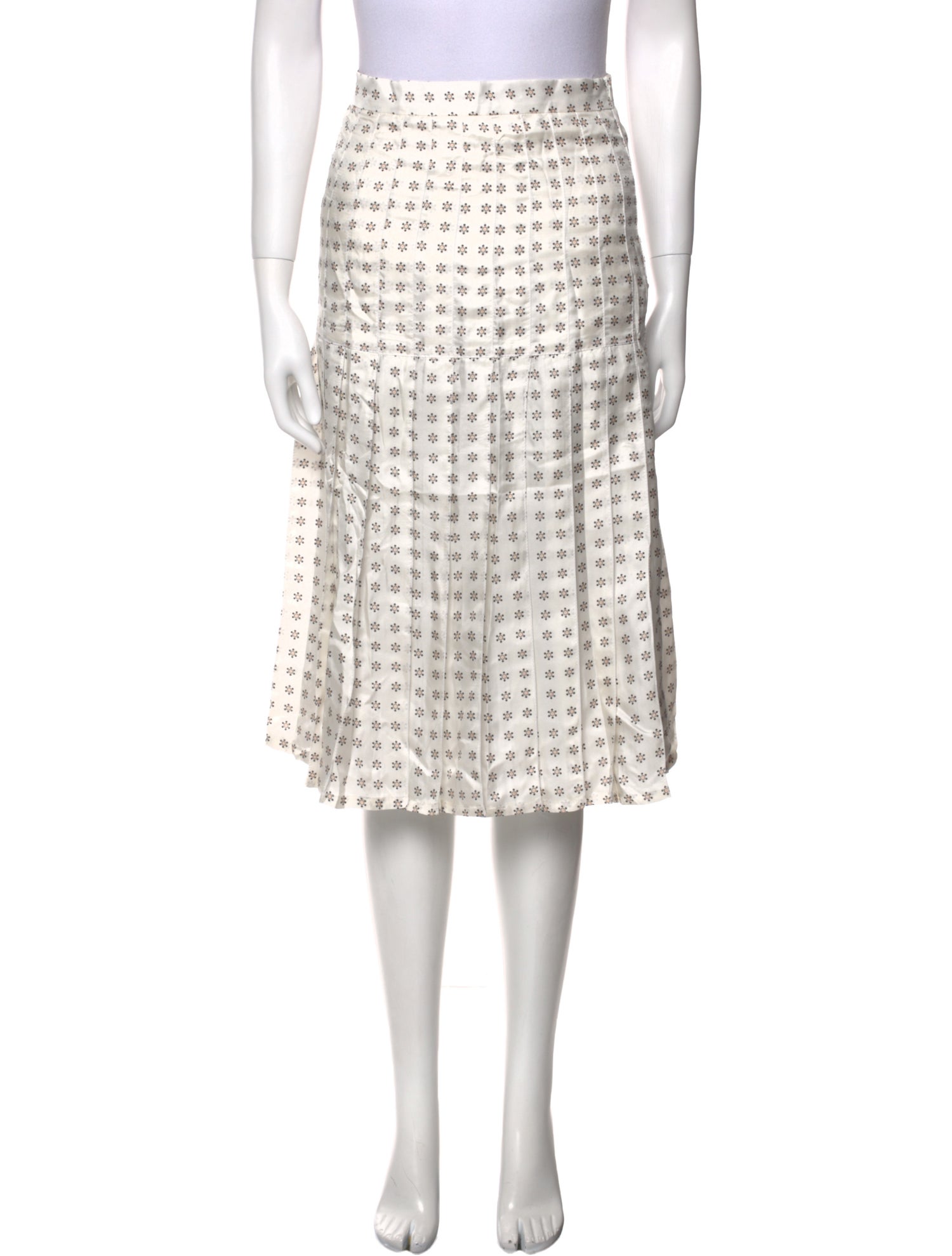 Lisou Silk Knee-Length Skirt