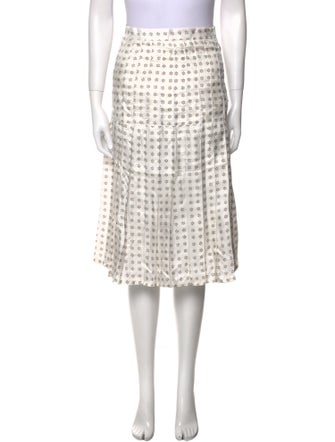 Lisou Silk Knee-Length Skirt