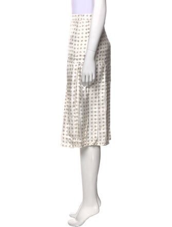 Lisou Silk Knee-Length Skirt