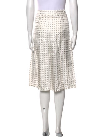 Lisou Silk Knee-Length Skirt