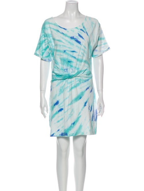 LSpace Tie-Dye Print Mini Dress w/ Tags Green
