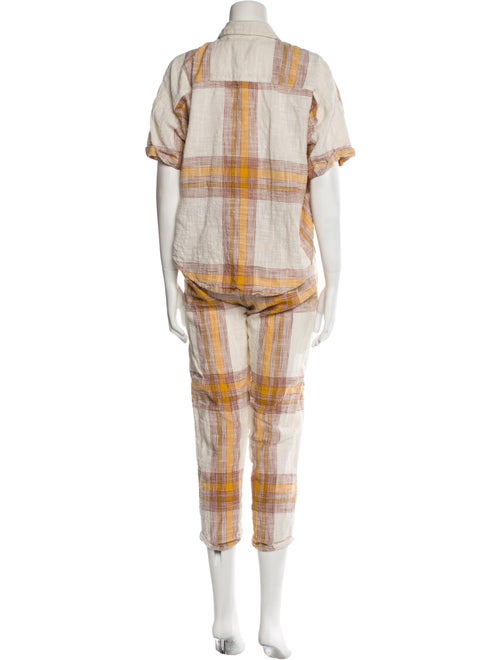 LSpace Plaid Print Pant Set