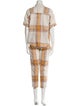 LSpace Plaid Print Pant Set