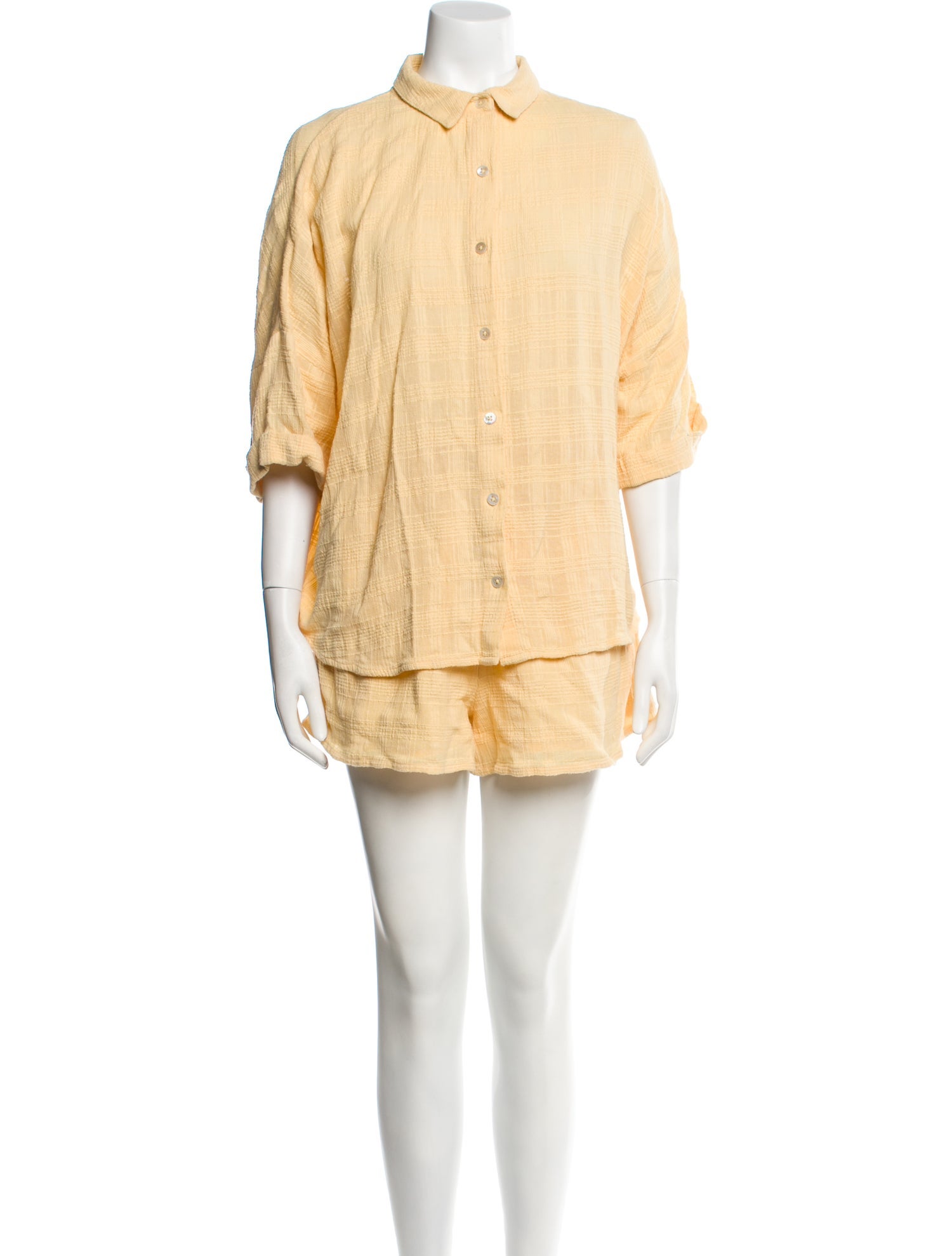 Hill House Home Printed Short Set - White, 11.75
