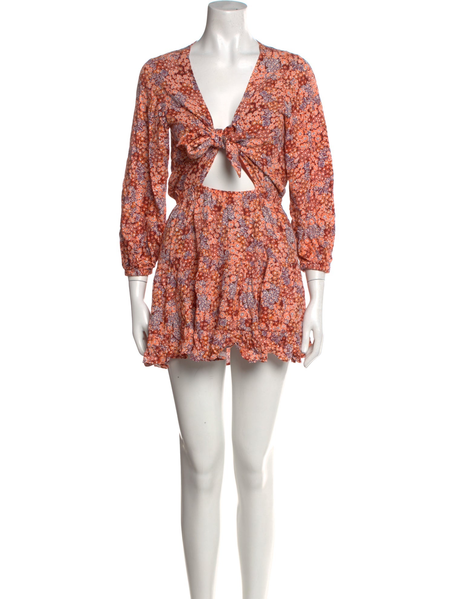 LSpace Floral Print Mini Dress