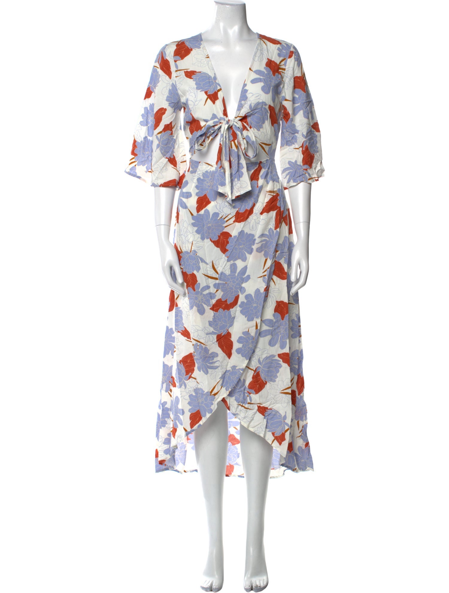 LSpace Floral Print Long Dress