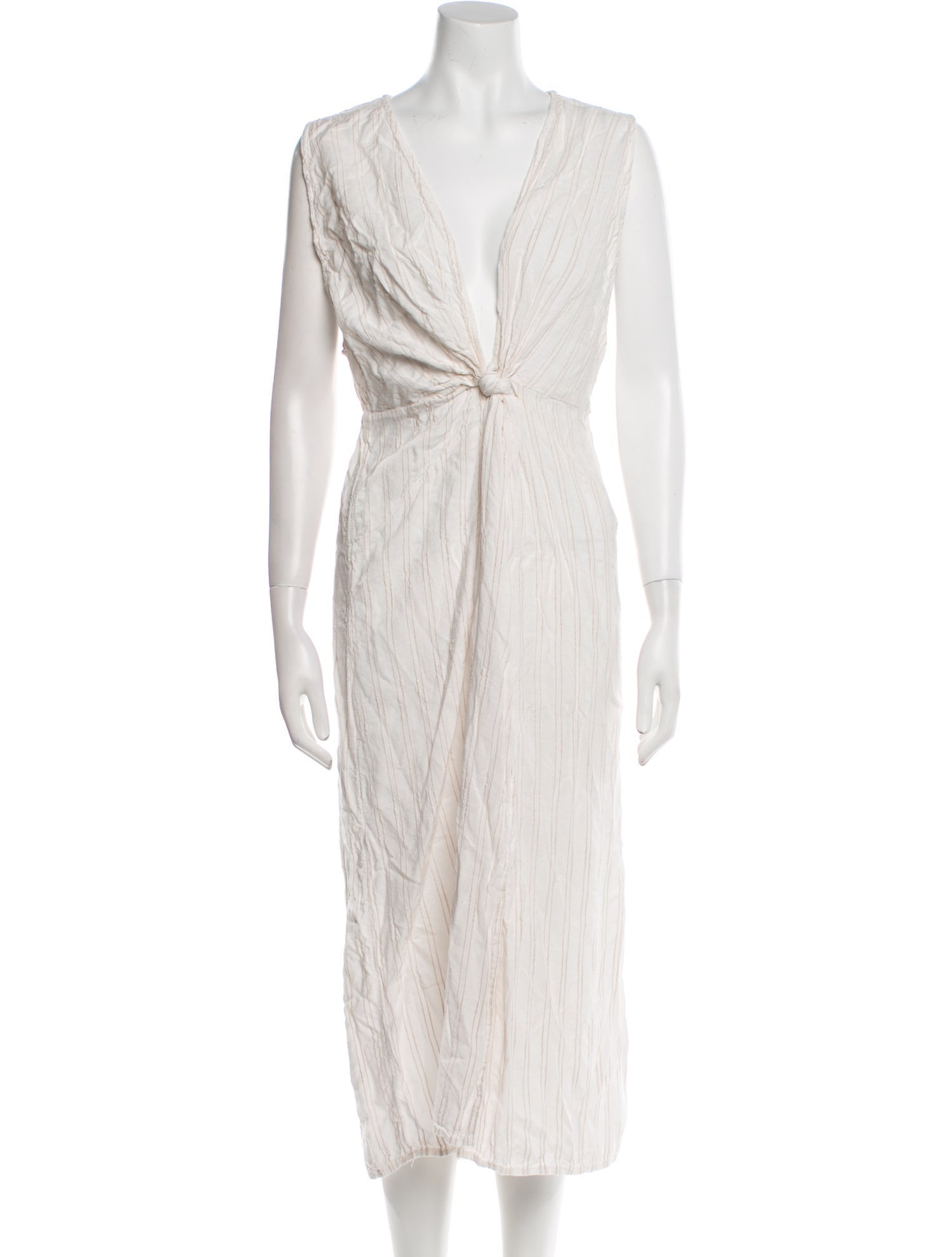 LSpace V-Neck Midi Length Dress