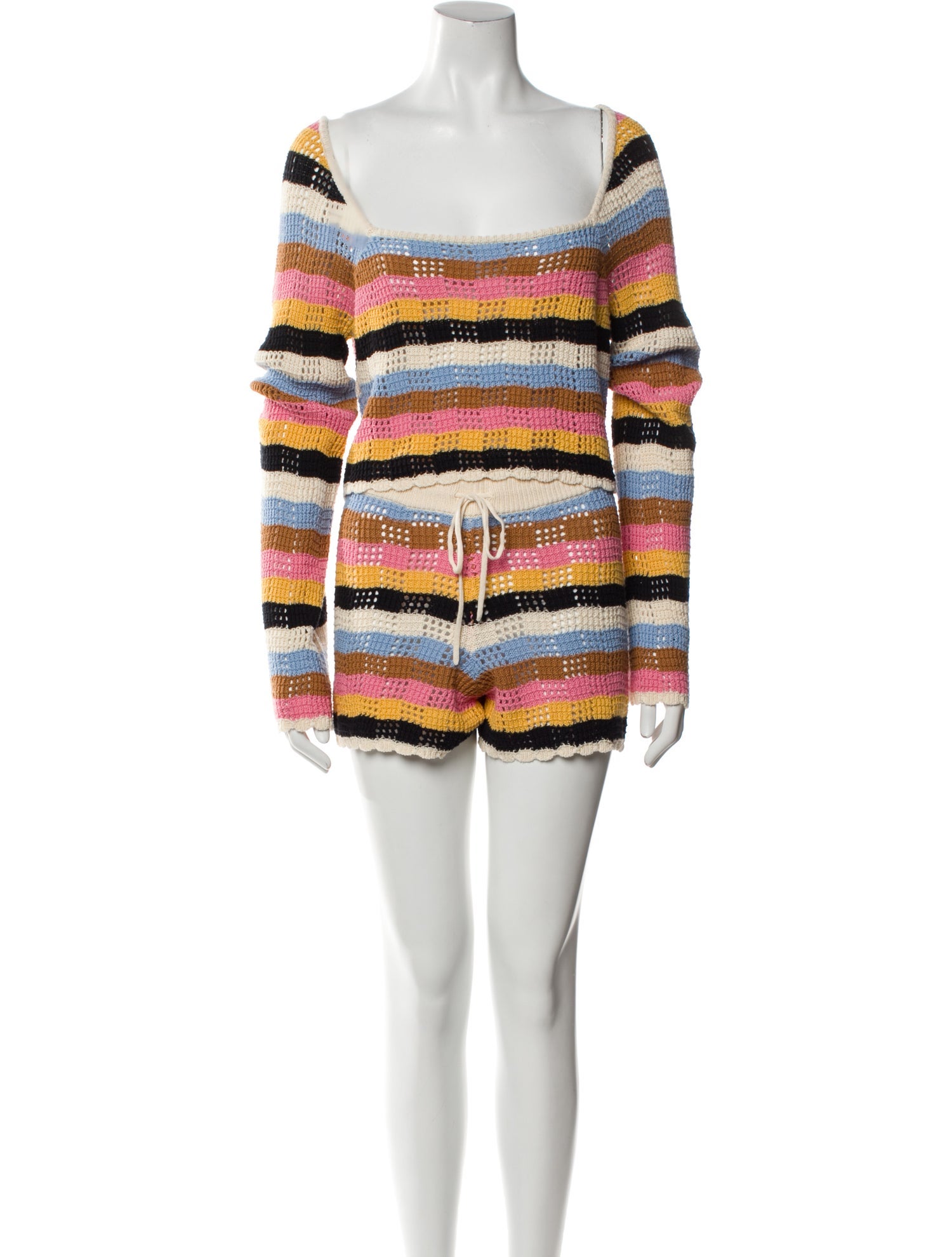 LSpace Striped Short Set w/ Tags