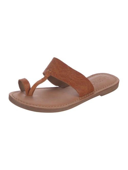 LSpace Leather Slides