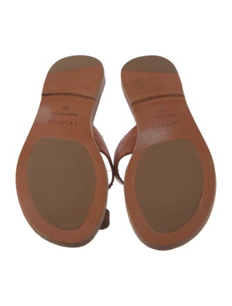 LSpace Leather Slides