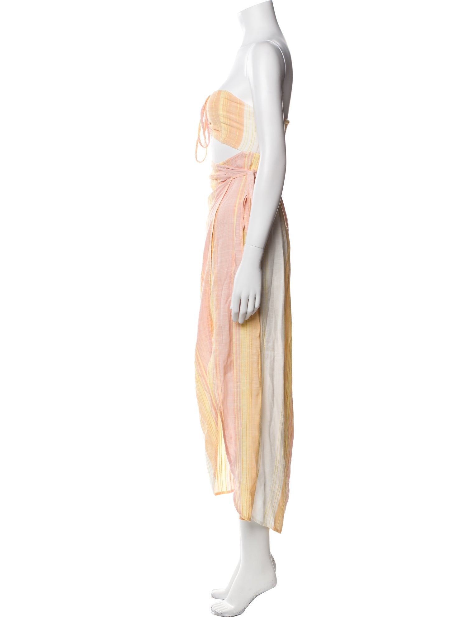 LSpace Colorblock Pattern Midi Length Dress