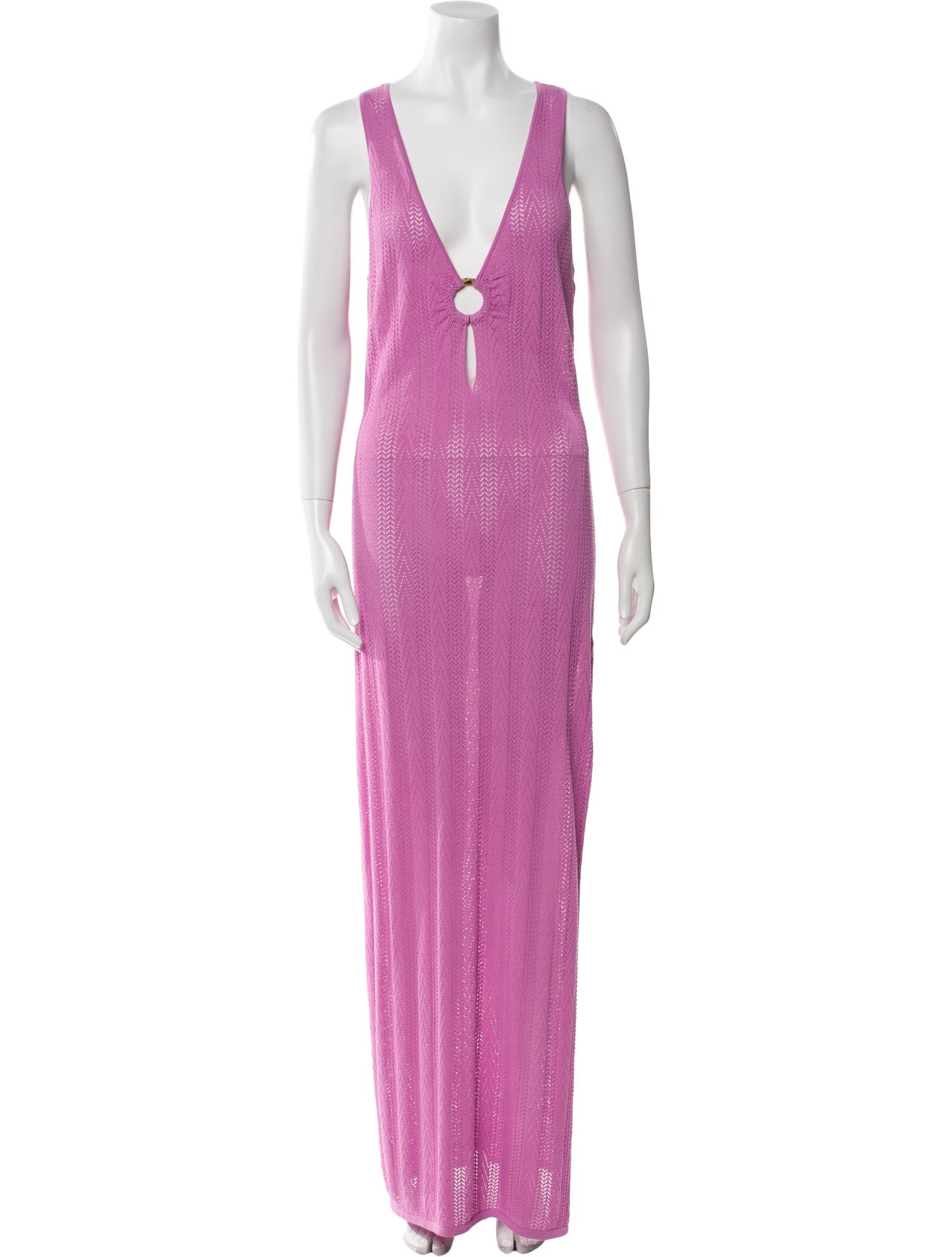 LSpace Plunge Neckline Long Dress w/ Tags