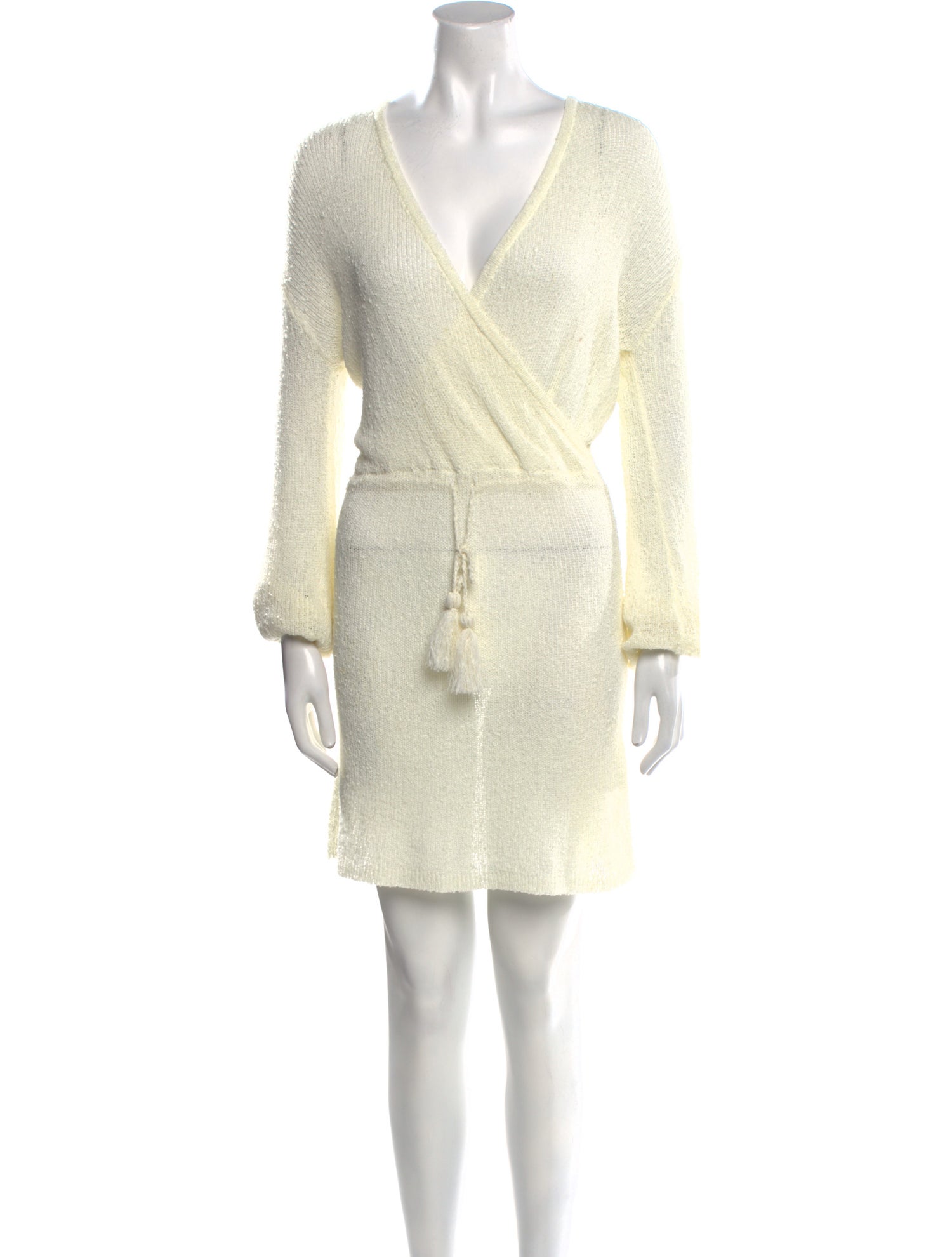 LSpace V-Neck Knee-Length Dress