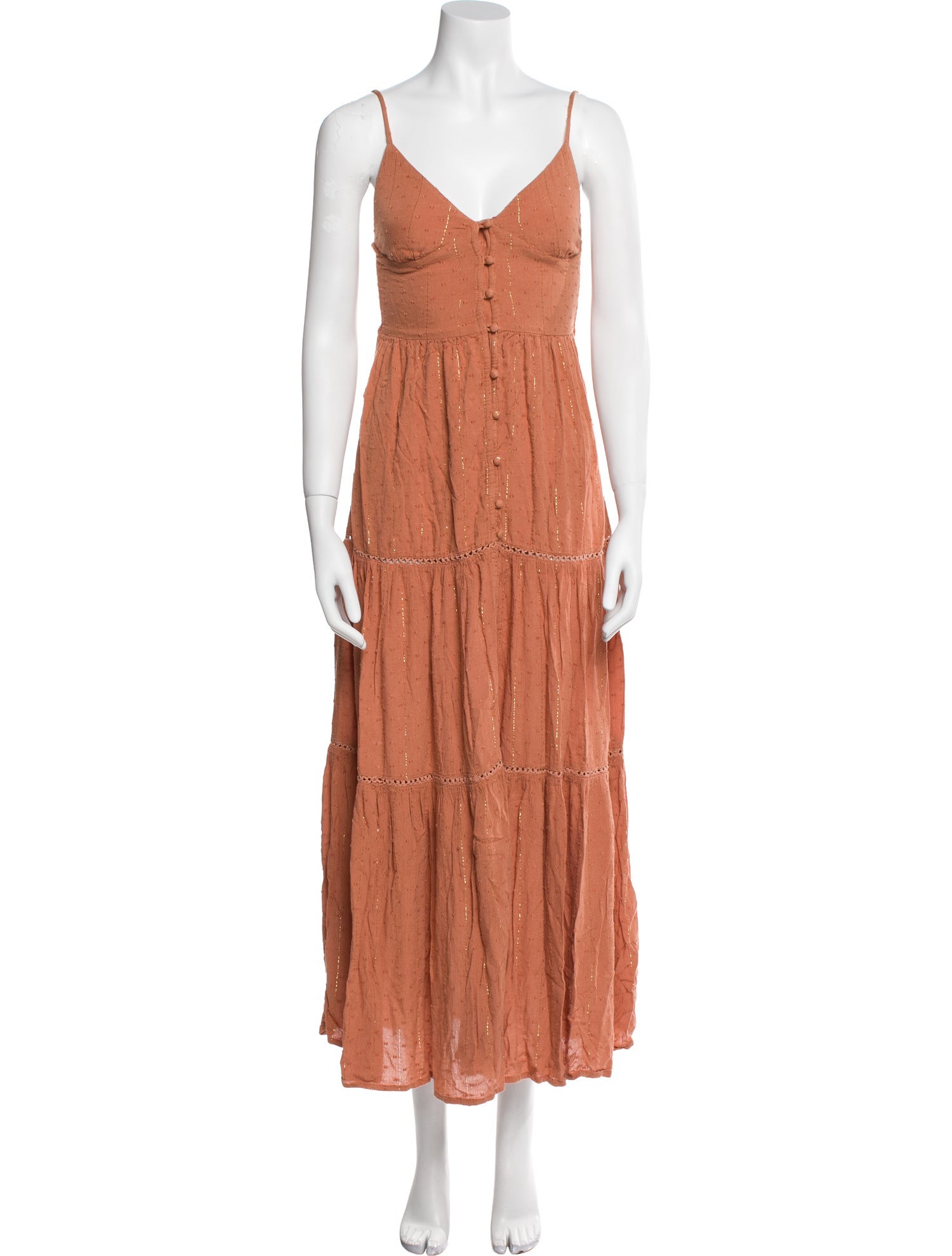 LSpace V-Neck Long Dress