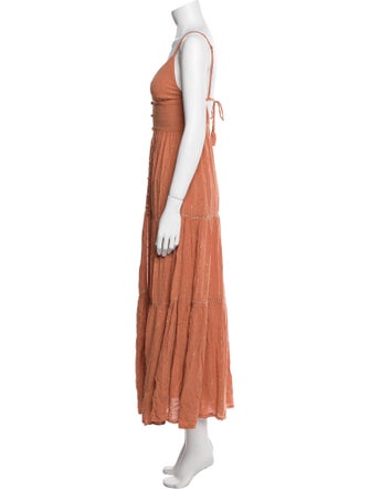 LSpace V-Neck Long Dress