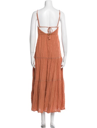 LSpace V-Neck Long Dress