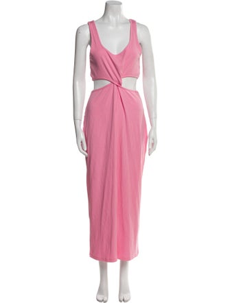 LSpace V-Neck Long Dress