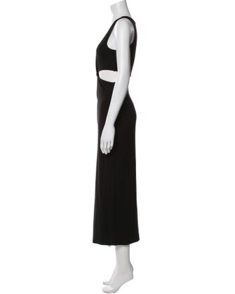 LSpace Scoop Neck Midi Length Dress