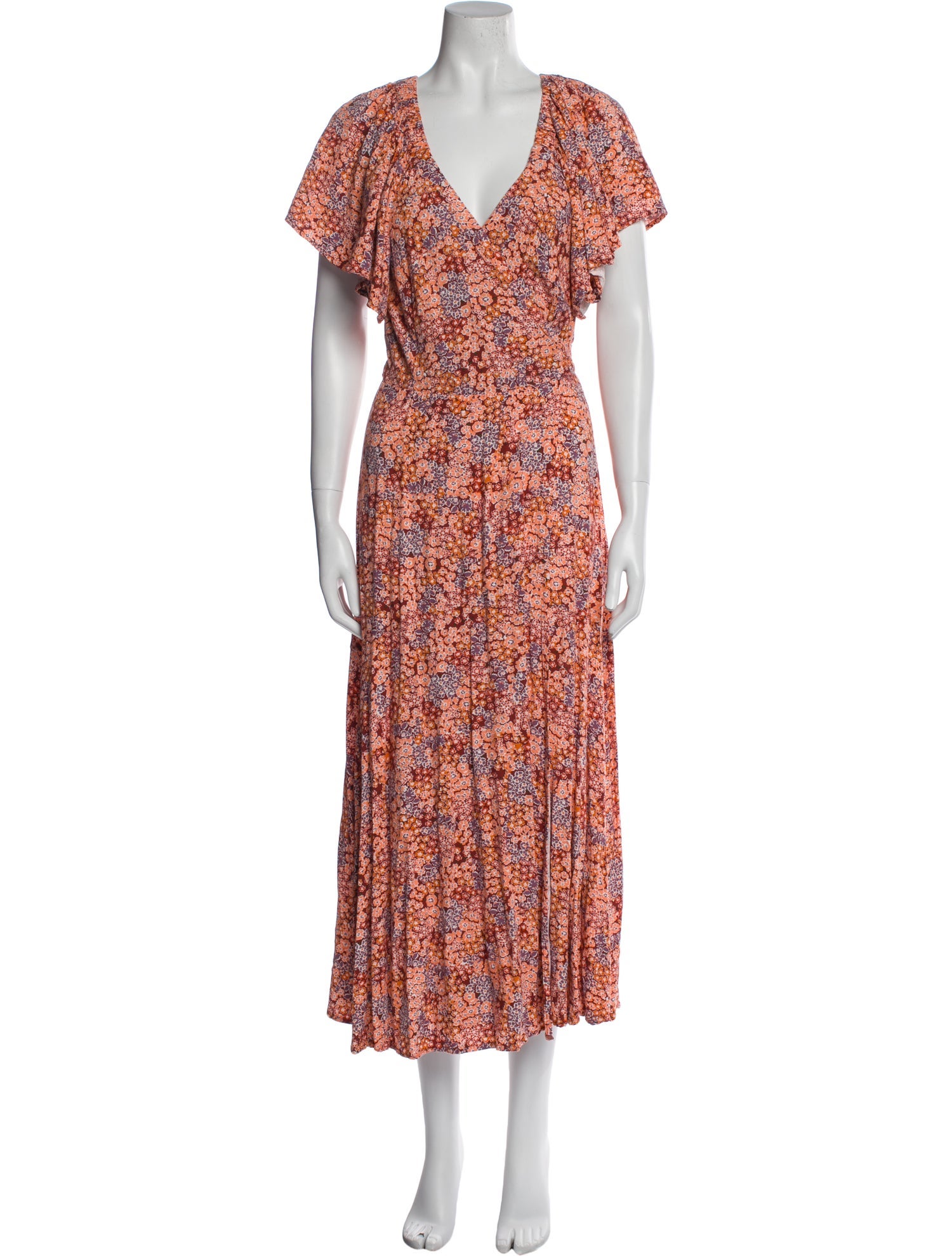 LSpace Floral Print Long Dress